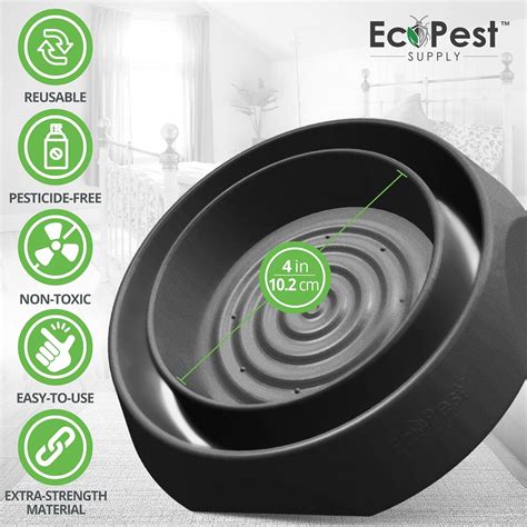 Buy EcoPest Bed Bug Interceptors – 8 Pack | Bed Bug Blocker (Pro ...