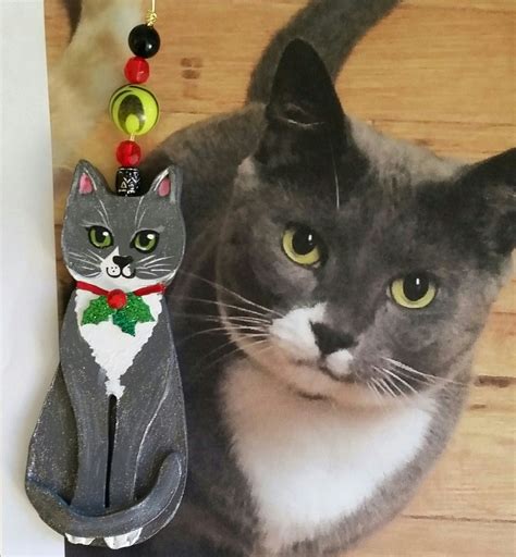 Custom Cat Ornament Cat Ornament Cat Christmas Ornament