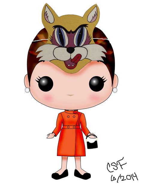 Funko Fan Art- Breakfast at Tiffany's Cat Mask by CSF-Designs on DeviantArt