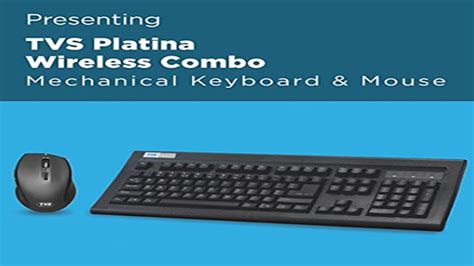 TVS PLATINA MOUSE & KEYBOARD WIRELESS COMBO | FIRST IMPRESSION - YouTube