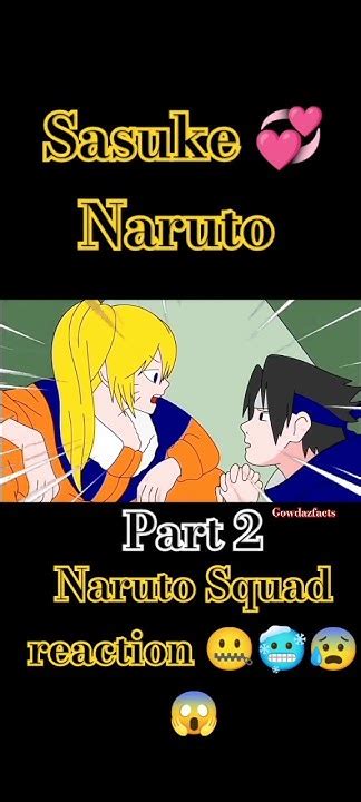 😘😍Naruto squad reaction.Naruto love Sasuke. sasuke kissed naruto by ...