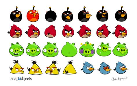 angry birds characters - list of love