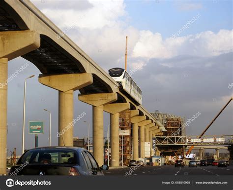 Cairo Egypt November 2023 Egypt Monorail Its Track Front One – Stock Editorial Photo © Tamer ...