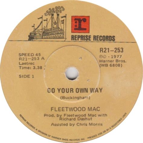 Fleetwood Mac - Go Your Own Way - 1977 | Fleetwood, Fleetwood mac, Go your own way