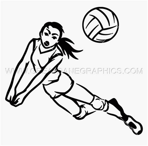 Transparent Volleyball Player Png - Playing Sports Drawing Easy, Png ...