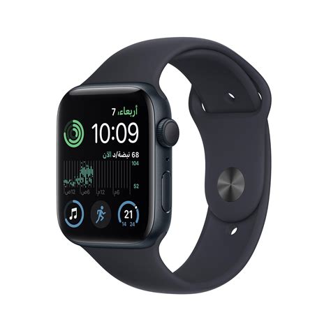 Apple Watch SE 2nd Gen GPS 44mm Midnight Case with Midnight Sport Band ...