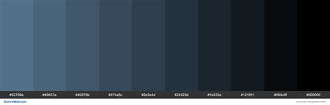 Shades XKCD Color slate blue #5b7c99 hex | Blue color hex, Hex color palette, Light slate grey