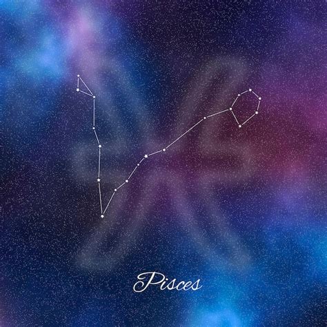 Premium Photo | Pisces zodiac sign pisces symbol