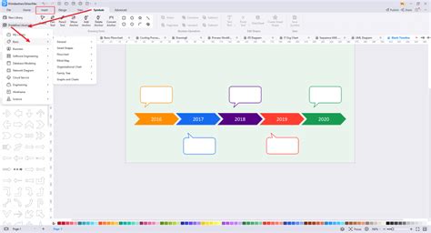 Download Timeline Template Visio - Printable Timeline Templates