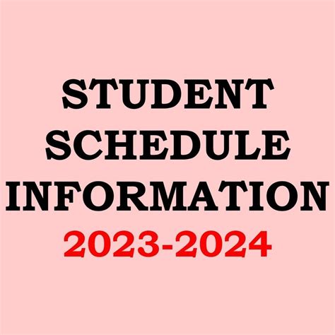 Student Schedule Information 2023-2024 | Wayne County High School