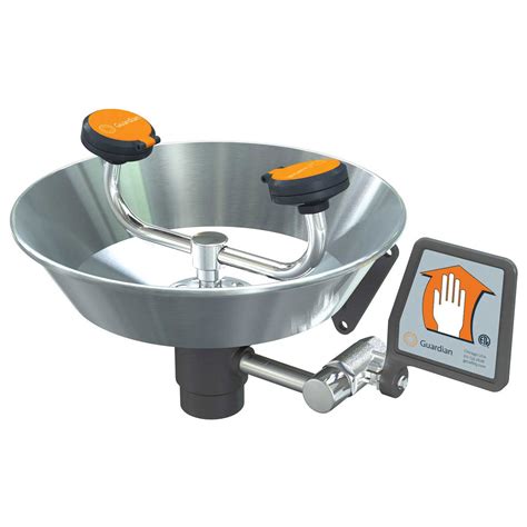 Guardian Equipment G1750 Eye/Face Wash Wall Mounted Stainless Steel Bowl | eBay