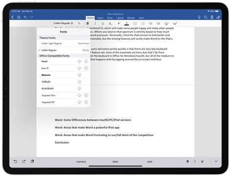 A Beginner's Guide to Microsoft Word on the iPad — The Sweet Setup