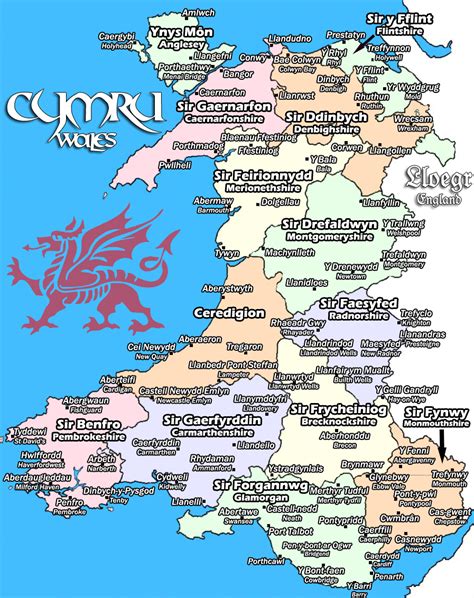 Cymru (Wales) in Cymraeg (Welsh). Source: The Decolonial Atlas | Wales ...