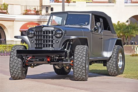 1950, Willys, Jeepster, Offroad, 4x4, Custom, Truck, Jeep, Suv, Hot ...