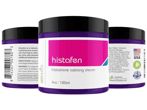 Histafen Antihistamine Itch Calming Cream - Anti Itch Cream Extra Strength Intensive Healing ...