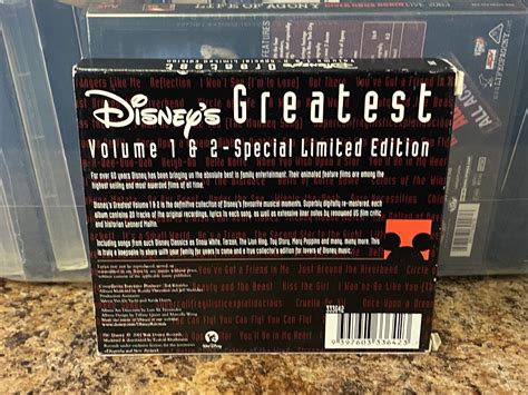 Disney's Greatest Vol 1 & 2 2x CD 2001 [musicals] VG+ phil collins Louis Prima | eBay