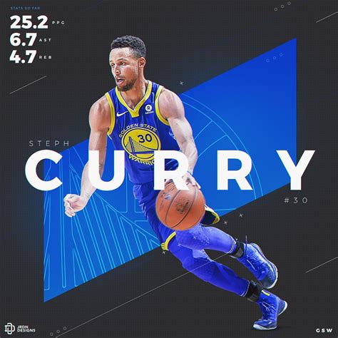 Steph Curry - Stats infographic :: Behance