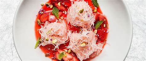 Recipe: Faloodeh (Rose Granita With Frozen Rice Noodles)