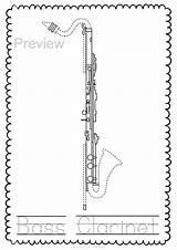 Oboe Coloring Page Pages sketch template