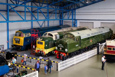 Diesel Powered Locomotives at the National Railway Museum in York ...