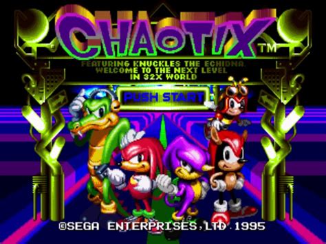 Knuckles’ Chaotix (Sega 32X) – RetroMaggedon Gaming