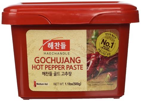 Amazon.com : Gochujang Hot Pepper Paste 1.1lbs : Hot Sauces : Grocery & Gourmet Food