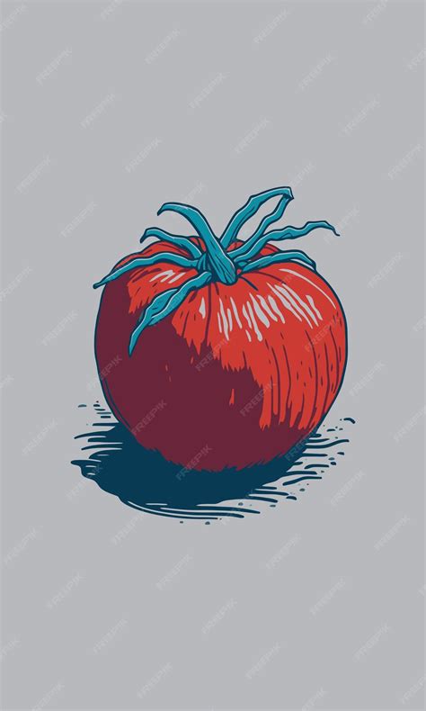 Premium Vector | Tomato vector illustration flat design