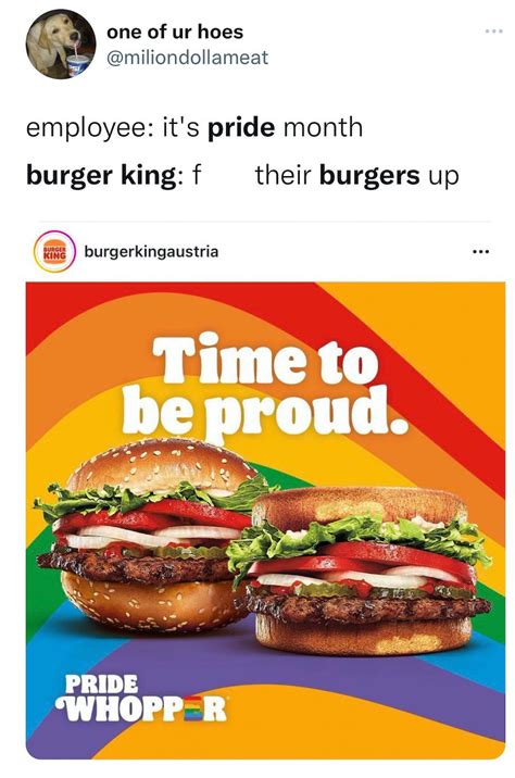 The Best Memes About Burger King Austria's New Pride Whopper