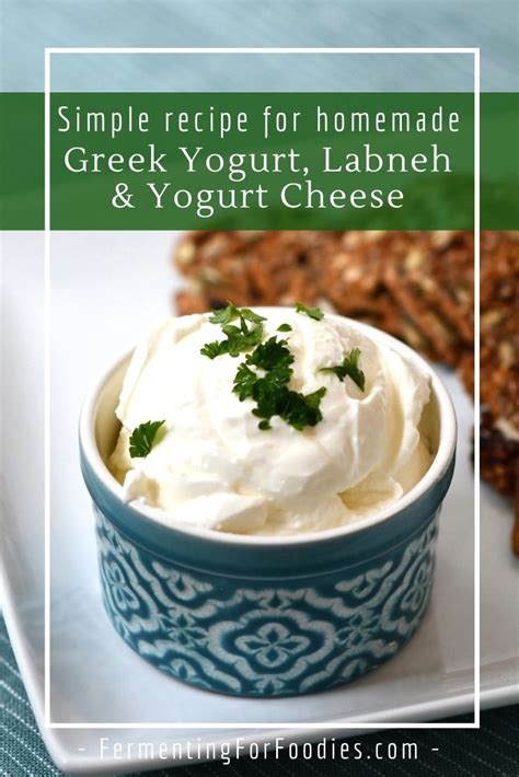 Yogurt Cheese, Greek Yogurt And Labneh - Fermenting for Foodies