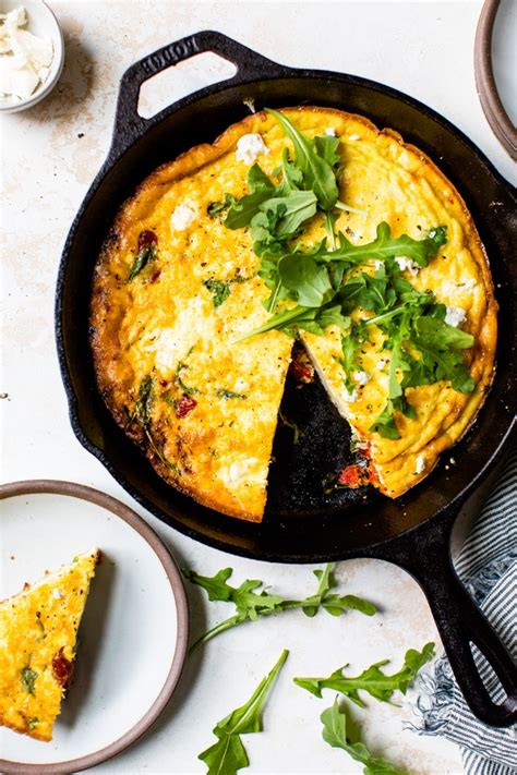 Sun-Dried Tomato Frittata - The Almond Eater