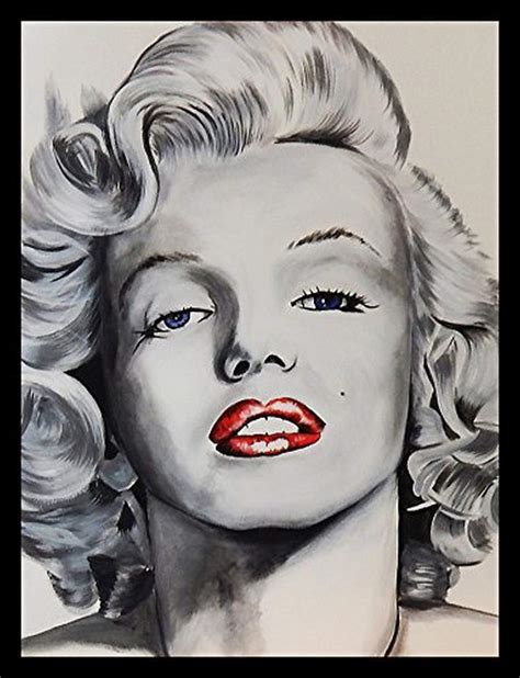 Buy buyartforless Work Framed Pin-Up Marilyn Monroe by Ed Capeau 18x12 Print Wall Decor Classic ...