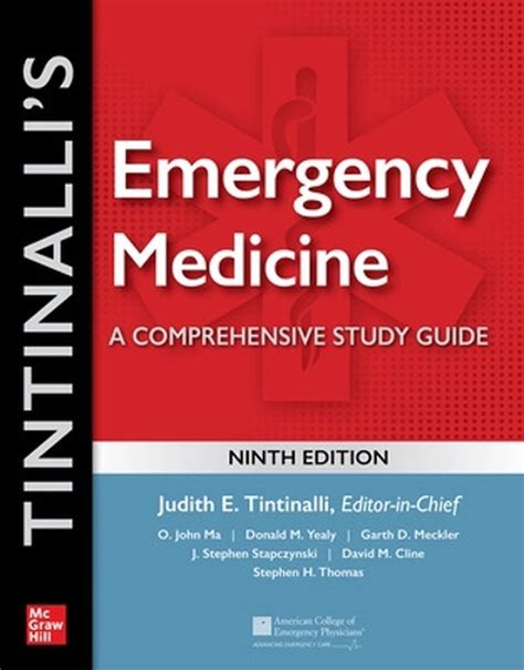 Tintinalli's Emergency Medicine: A Comprehensive Study Guide, 9th ...