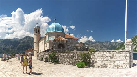 Our Lady of the Rocks Church in Montenegro Editorial Stock Image - Image of mountain, europe ...