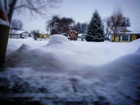 Winter of 2016, in Boise, Idaho. Record year for snowfall. : r/pics