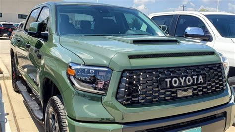 2020 Toyota Tundra TRD PRO/ Army Green/ dashboard - YouTube