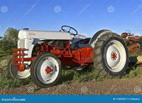 Old Restored N Series Ford Tractor Editorial Photography - Image of farm, series: 112070417