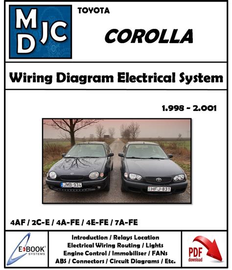 Toyota Corolla 1998 Electrical Wiring Diagram