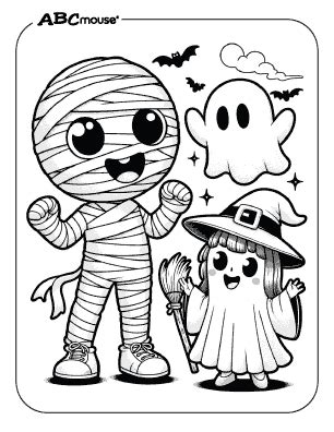 Halloween Coloring Pages | ABCmouse