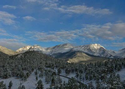 Ypsilon Mountain Mummy Range RMNP Winter Wonderland