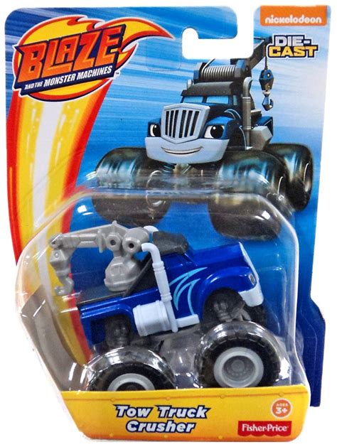 Fisher Price Blaze the Monster Machines Nickelodeon Tow Truck Crusher Diecast Car - ToyWiz