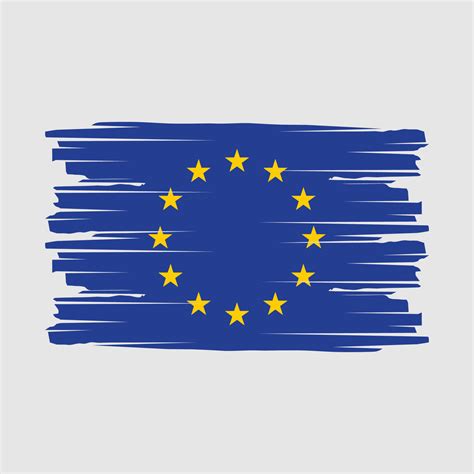 European Flag Brush Vector 20834873 Vector Art at Vecteezy