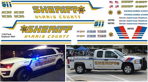 Harris County Sheriff, Texas – Explorer & Pickup – Bilbozodecals