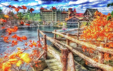 Mohonk Mt House Colorful Fall Photograph by Scott Snell - Fine Art America