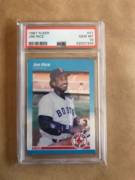 Jim Rice #41 Prices | 1987 Fleer | Baseball Cards