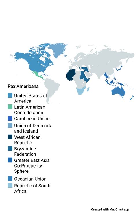 The American Empire : r/MapChart