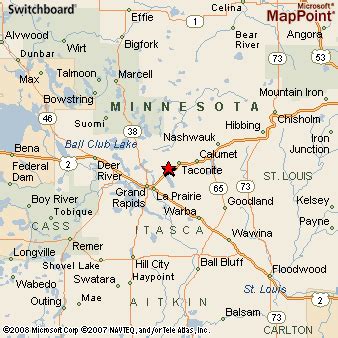 Bovey, Minnesota Area Map & More