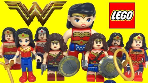 LEGO Wonder Woman DC Super Heroes Minifigure Comparison Collection