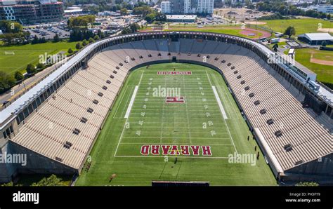 Soldiers Field, Harvard Football Stadium, Boston, MA, USA Stock Photo ...