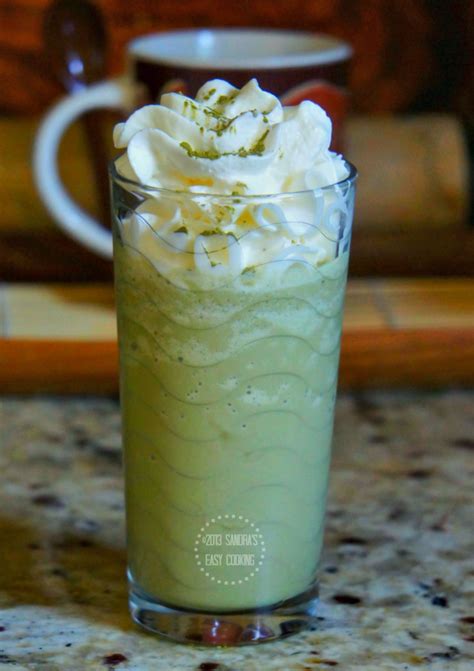 Green tea Frappuccino - SANDRA'S EASY COOKING