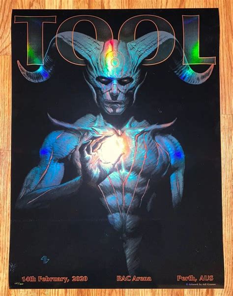 TOOL Signed Autographed Poster 11/05/2019 Cincinnati US Bank /650 Joyce ...